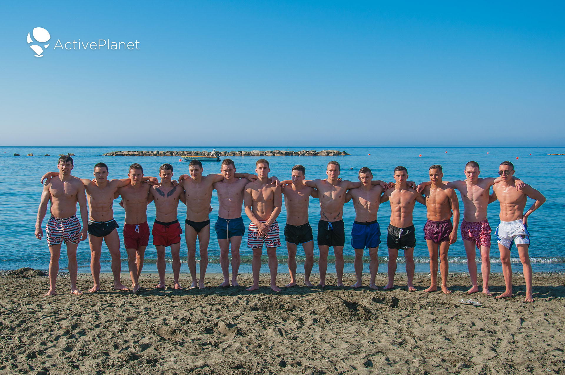 Sports gymmastics team from Russia in Cyprus